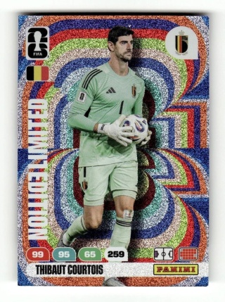 LE-TC Thibaut Courtois Belgium Limited Edition Panini FIFA World Cup 2026