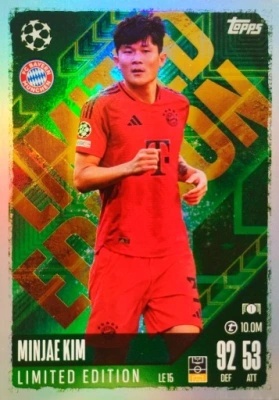 LE15 Min-jae Kim FC Bayern München Limited Edition Match Attax 2024/25