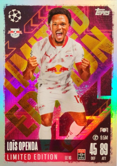LE16 Lois Openda RB Leipzig Limited Edition Match Attax 2024/25