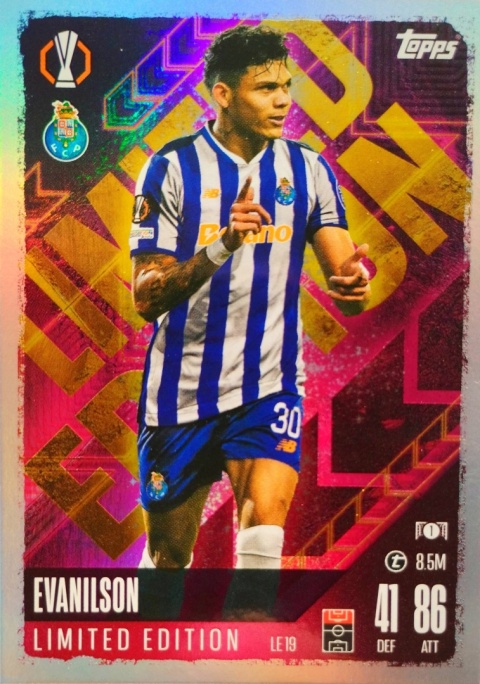 LE19 Evanilson FC Porto Limited Edition Match Attax 2024/25