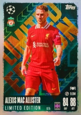 LE5 Alexis Mac Allister Liverpool Limited Edition Match Attax 2024/25