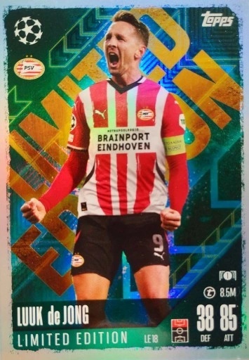 LE18 Luuk de Jong PSV Eindhoven Limited Edition Match Attax 2024/25