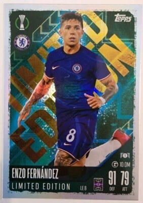 LE8 Enzo Fernández Chelsea Limited Edition Match Attax 2024/25