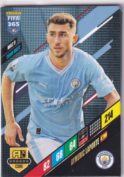 MAC9 Aymeric Laporte Manchester City Base FIFA 365 2024