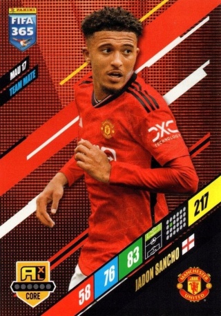 MAU17 Jadon Sancho Manchester United Base FIFA 365 2024