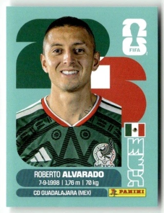 MEX19 Roberto Alvarado Meksyk Base Naklejki FIFA World Cup 2026 Panini