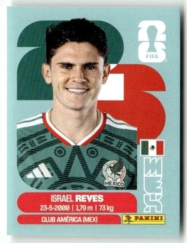 MEX7 Israel Reyes Meksyk Base Naklejki FIFA World Cup 2026 Panini