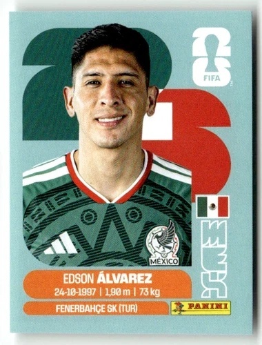 MEX10 Edson Alvarez Meksyk Base Naklejki FIFA World Cup 2026 Panini