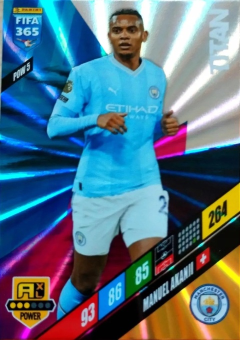 POW5 Manuel Akanji Manchester City Power / Titan FIFA 365 2024