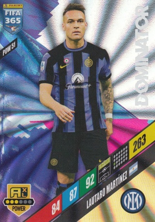 POW51 Lautaro Martínez Inter Power / Dominator FIFA 365 2024