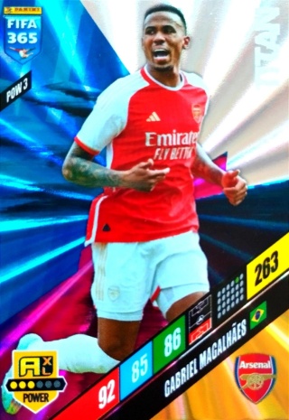 POW3 Gabriel Magalhães Arsenal Power / Titan FIFA 365 2024