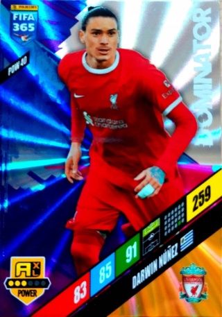 POW40 Darwin Nuñez Liverpool Power / Dominator FIFA 365 2024