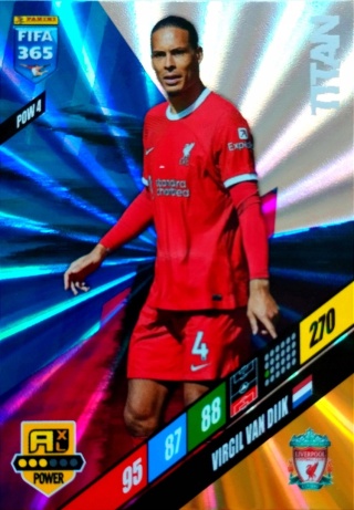 POW4 Virgil van Dijk Liverpool Power / Titan FIFA 365 2024
