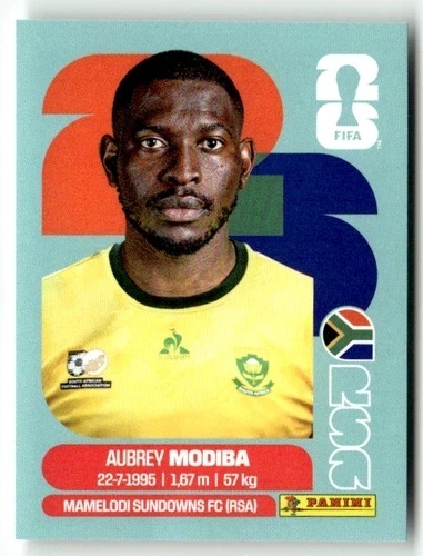 RSA4 Aubrey Modiba RPA Base Naklejki FIFA World Cup 2026 Panini