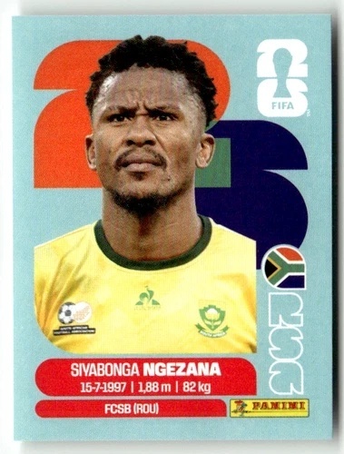 RSA8 Siyabonga Ngezana RPA Base Naklejki FIFA World Cup 2026 Panini