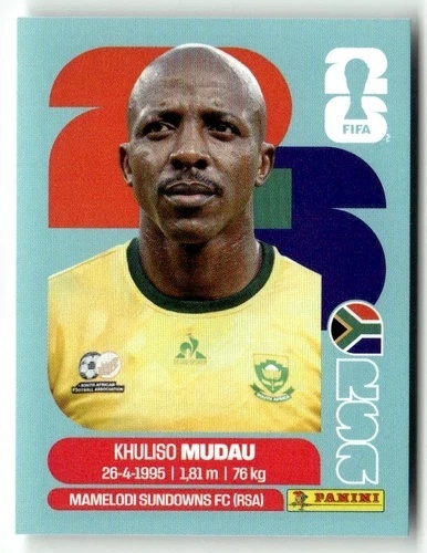 RSA9 Khuliso Mudau RPA Base Naklejki FIFA World Cup 2026 Panini