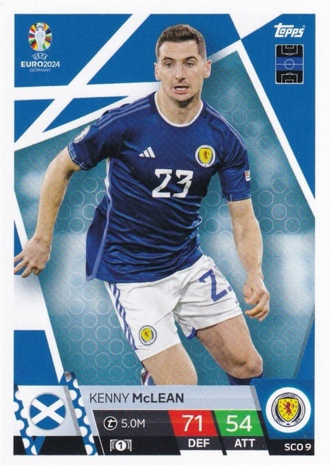 SCO9 Kenny McLean Scotland Base EURO 2024 Match Attax
